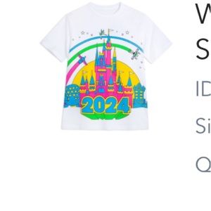 Walt Disney World 2024 T-Shirt for Adults XL